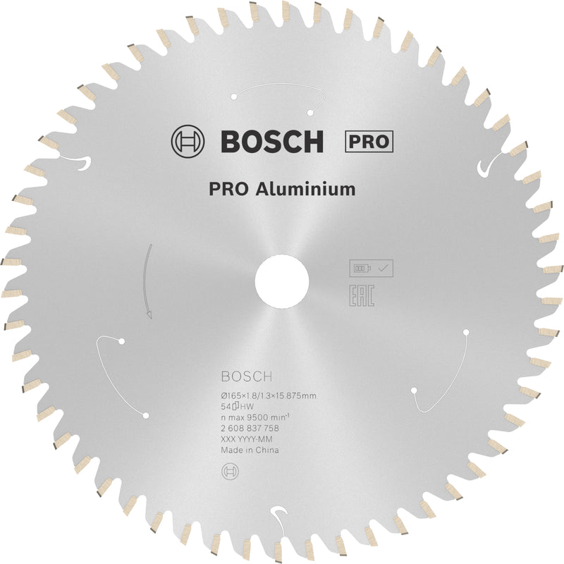 Bosch Circular Saw Blade ST AL H 165x16 T54