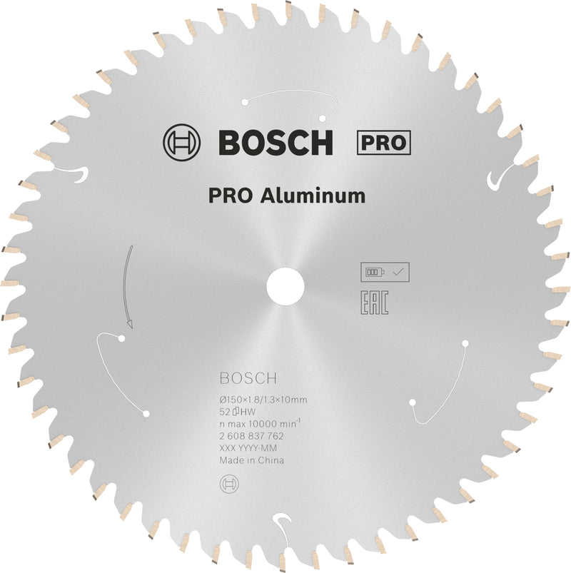 Bosch Circular Saw Blade ST AL H 150x10 T52