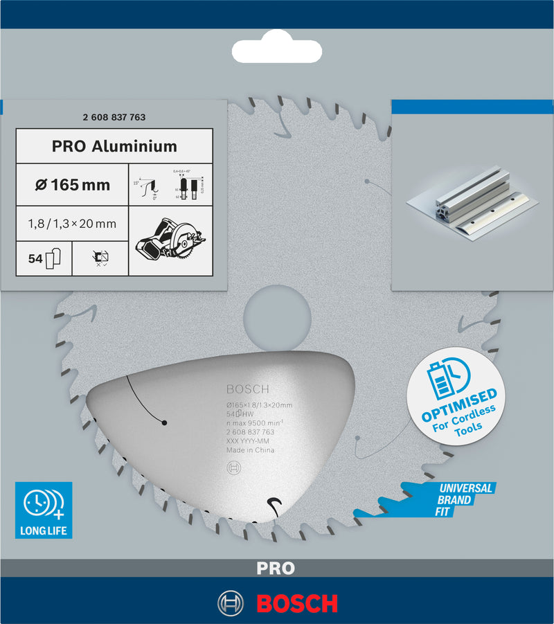 Bosch Circular Saw Blade ST AL H 165x20 T54