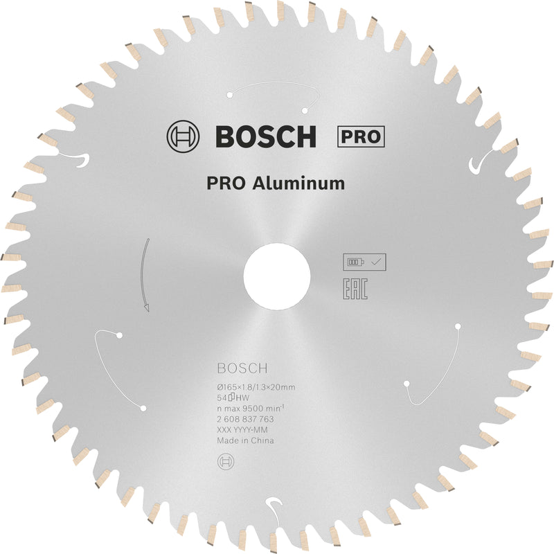 Bosch Circular Saw Blade ST AL H 165x20 T54