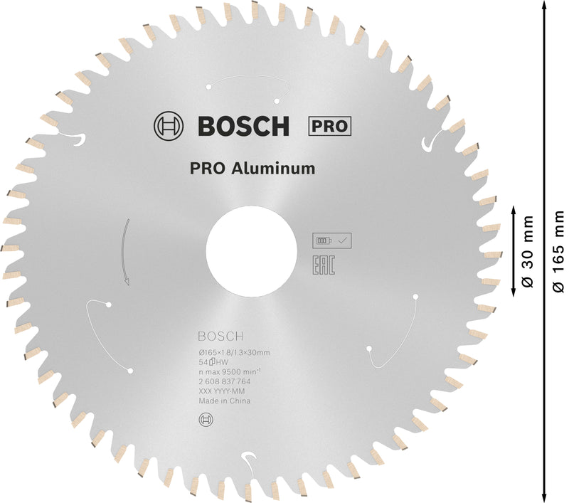 Bosch Circular Saw Blade ST AL H 165x30 T54