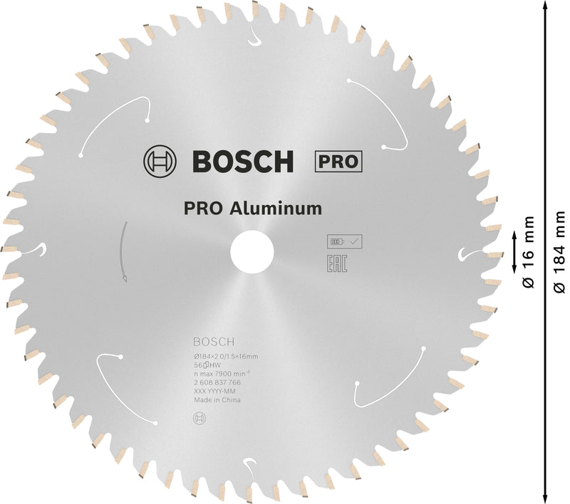 Bosch Circular Saw Blade ST AL H 184x16 T56