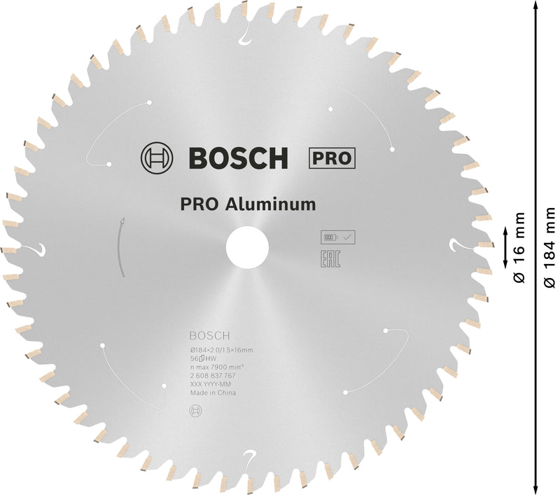 Bosch Circular Saw Blade ST AL B 184x16 T56