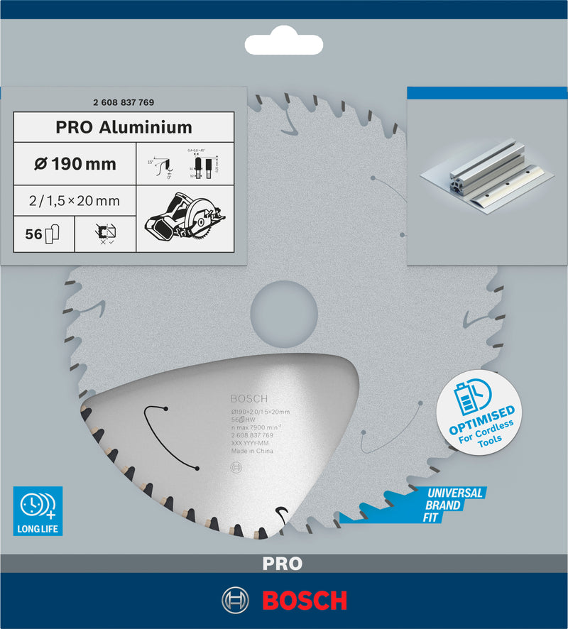 Bosch Circular Saw Blade ST AL H 190x20 T56