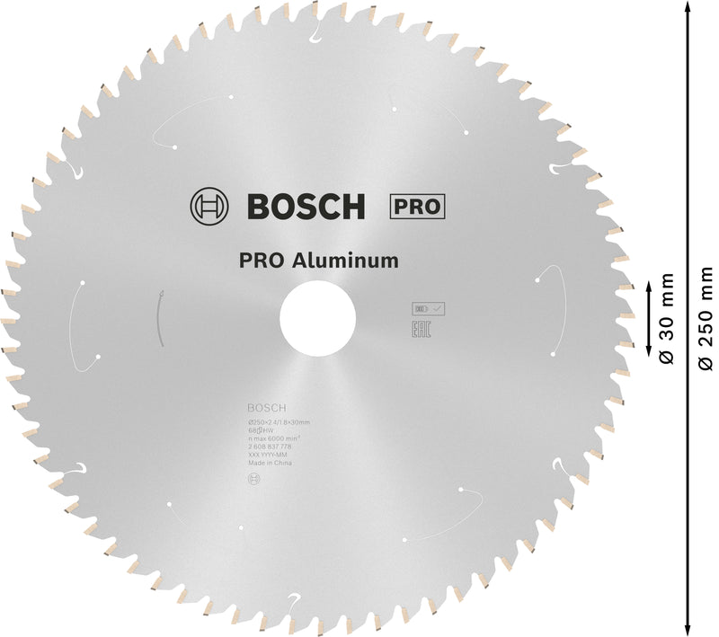Bosch Standard Alumínio 250x30x68D:CL