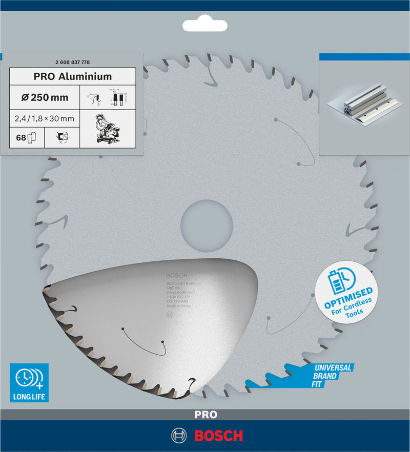 Bosch Standard Alumínio 250x30x68D:CL