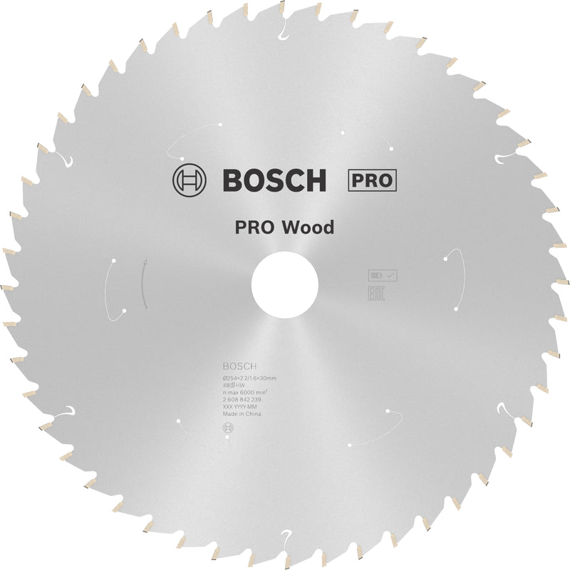 Bosch Cordls Standard para madeira 254X2.2/1.6X30X