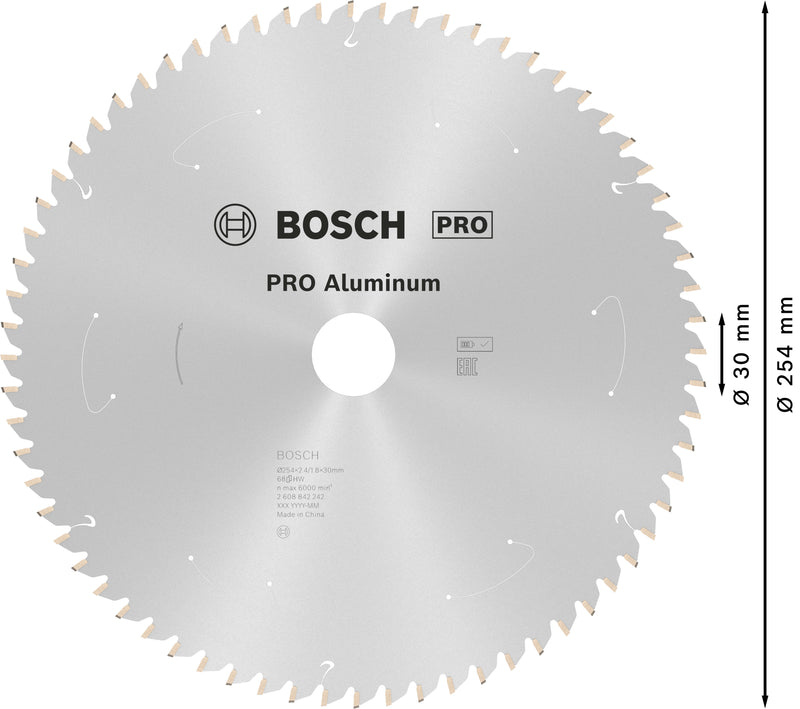 Bosch Cordls Standard for aluminium 254x2.4/1.