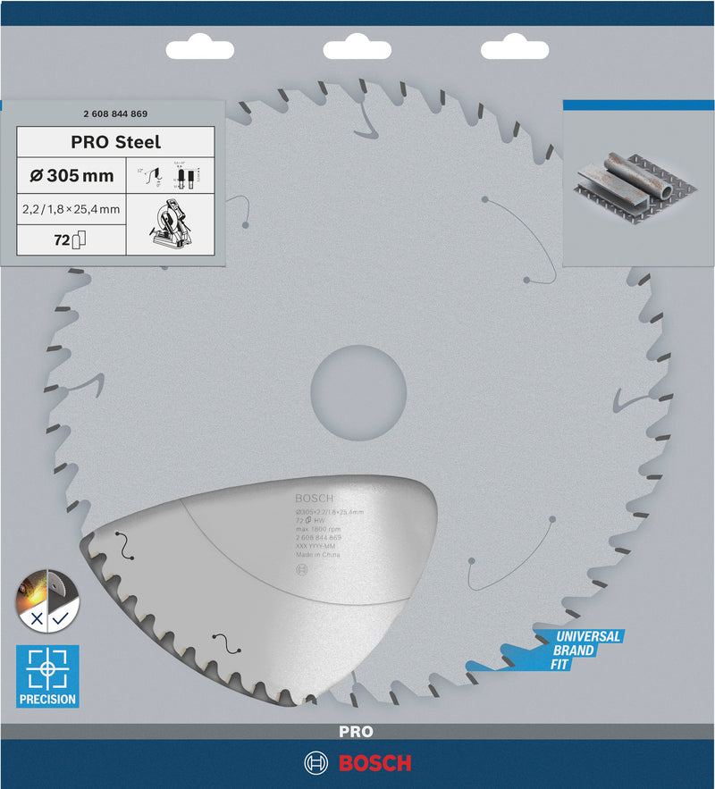Hoja de sierra circular Bosch ST SL B 305x25,4x72