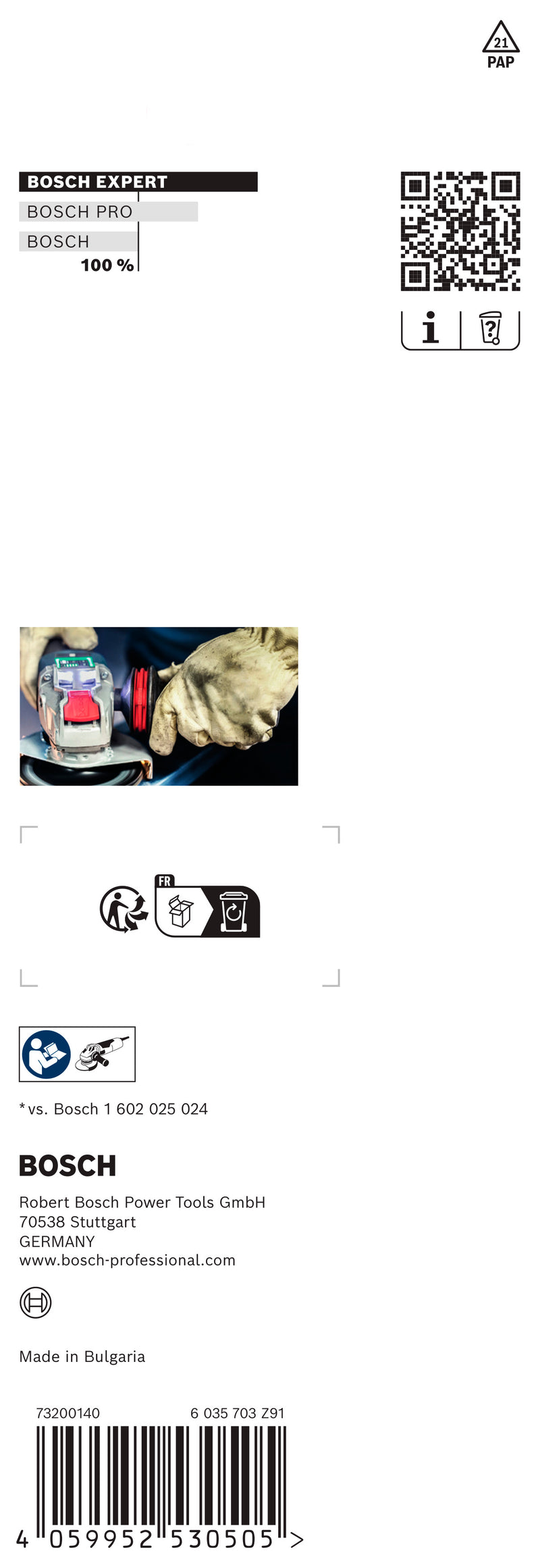 Bosch Auxiliary Handle M10 VibrationControl