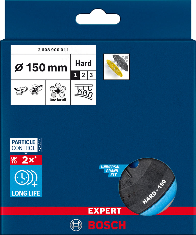 Almofada de apoio Bosch 150 mm, hart