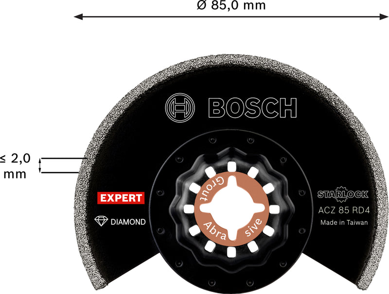 Bosch Diamond segment RBE- 1ER ACZ 85 RD4