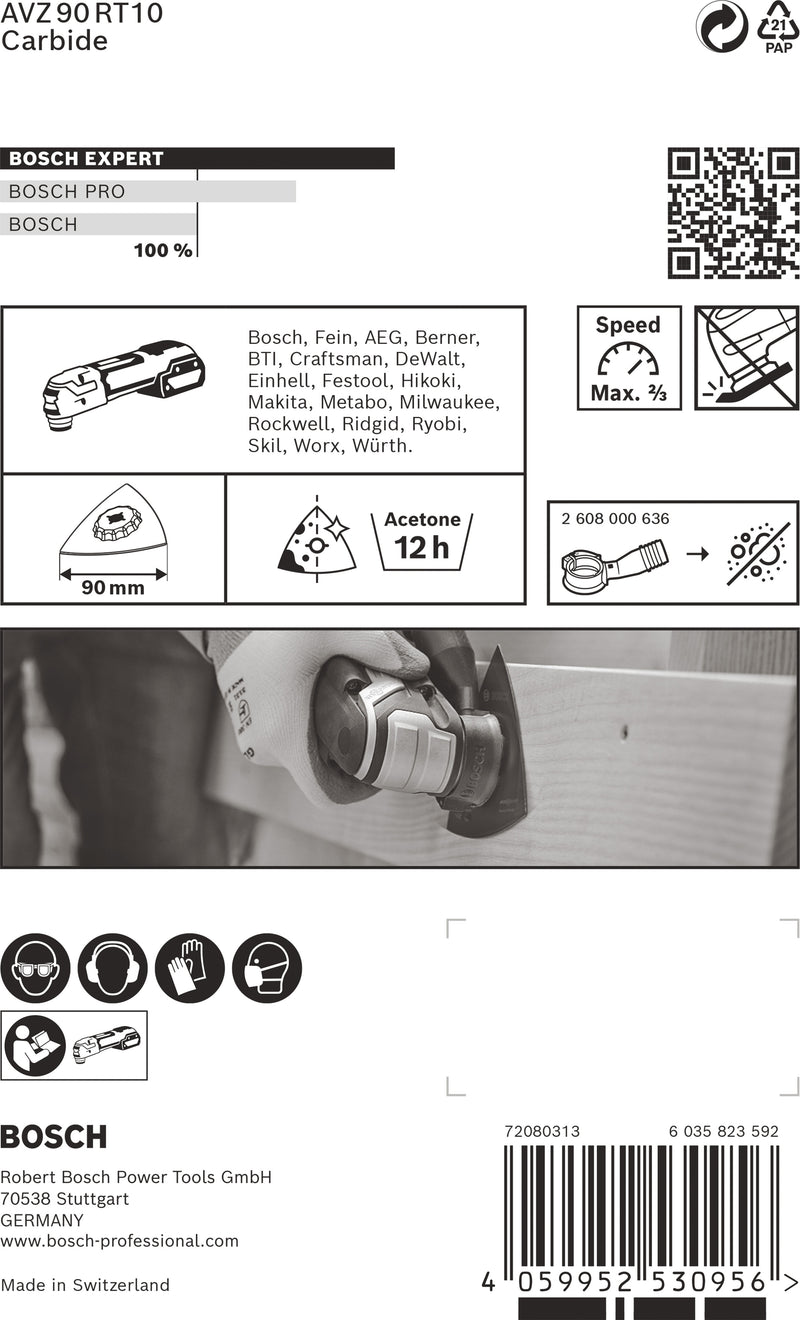 Bosch Sander Plate RBE- 1ER AVZ90 RT10