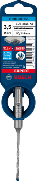Broca para taladro percutor Bosch SDSplus 7X 1 ud. 3,5 x 115
