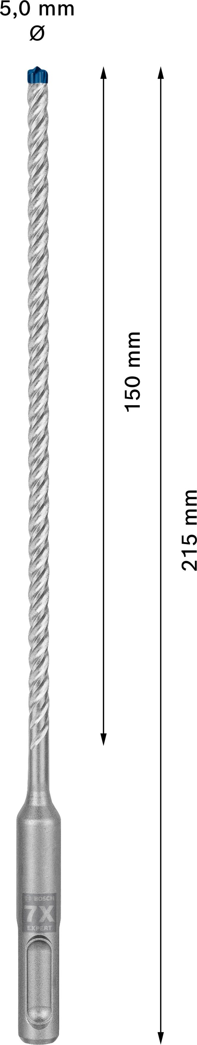 Broca para taladro percutor Bosch SDSplus 7X 1 ud. 5x215