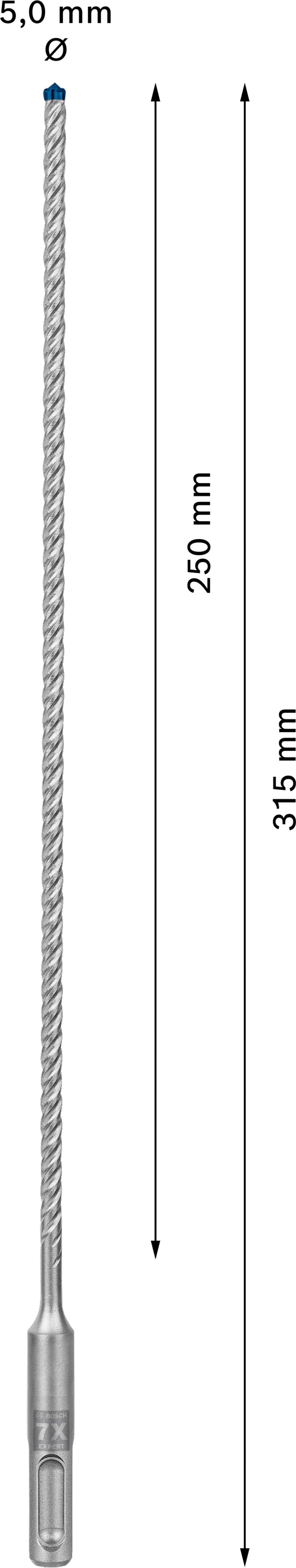 Broca para taladro percutor Bosch SDSplus 7X 1 ud. 5x315