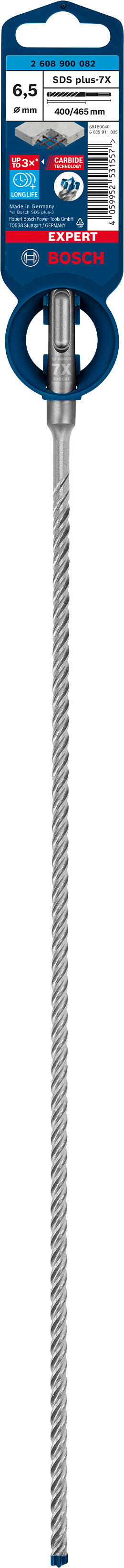 Bosch SDSplus hammer drill bit 7X 1PC 6.5X465