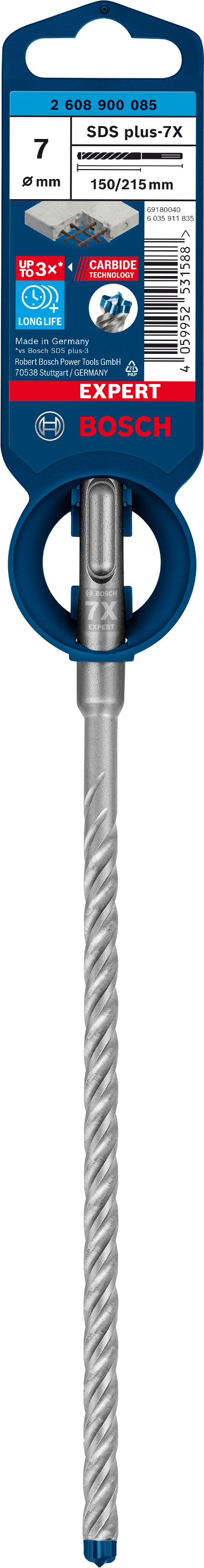 Bosch SDSplus hammer drill bit 7X 1PC 7X215