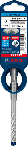 Bosch SDSplus hammer drill bit 7X 1PC 8X115