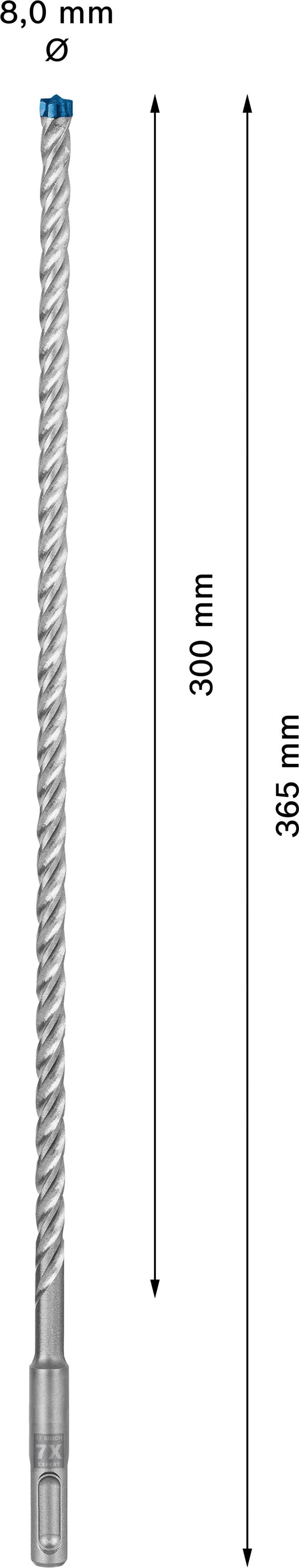 Bosch SDSplus hammer drill bit 7X 1PC 8X365