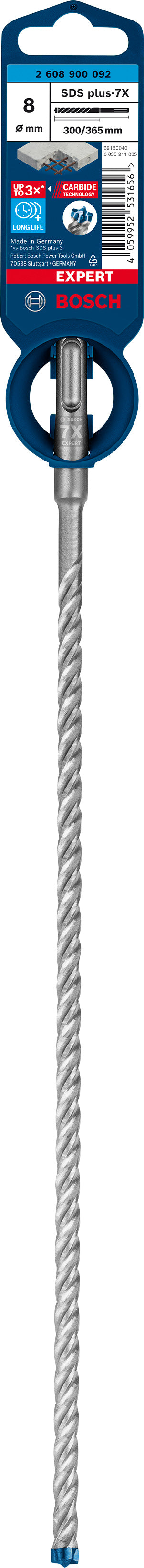 Bosch SDSplus hammer drill bit 7X 1PC 8X365