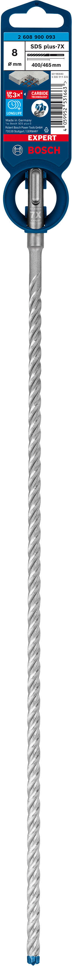 Bosch SDSplus hammer drill bit 7X 1PC 8X465