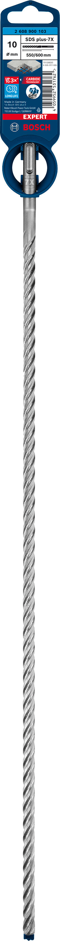 Broca para taladro percutor Bosch SDSplus SDS plus-7X 1 pieza