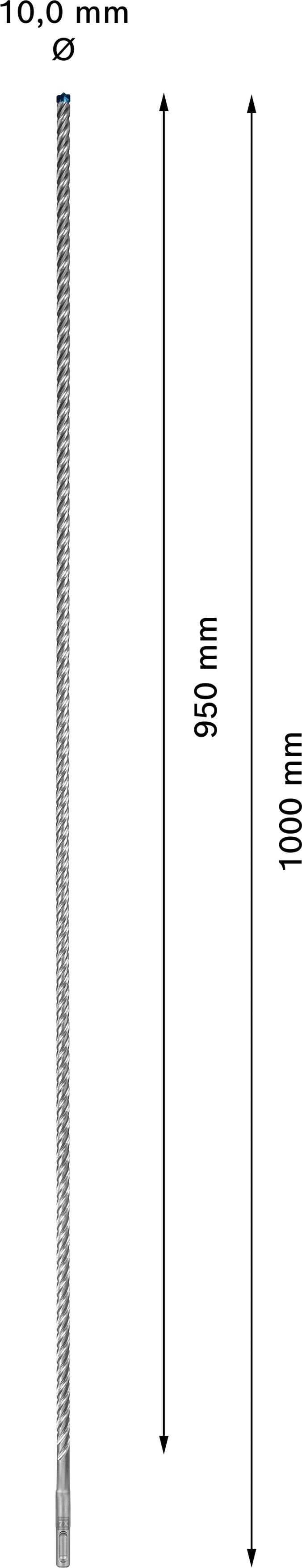 Broca de martelo Bosch SDSplus 7X 1PC 10X1000