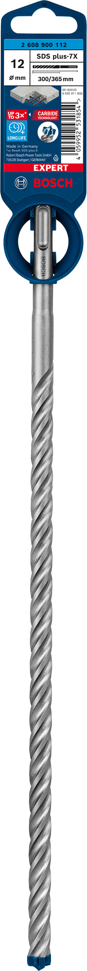 Bosch SDSplus hammer drill bit 7X 1PC 12X365