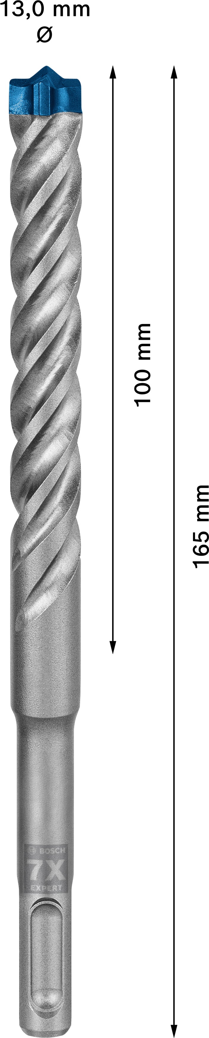 Bosch SDSplus hammer drill bit 7X 1PC 13X165
