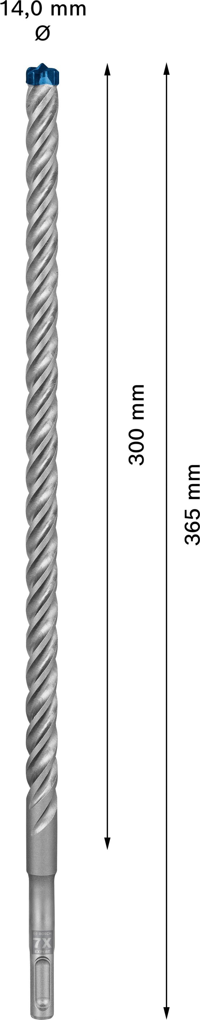 Broca de martelo Bosch SDSplus 7X 1PC 14X365