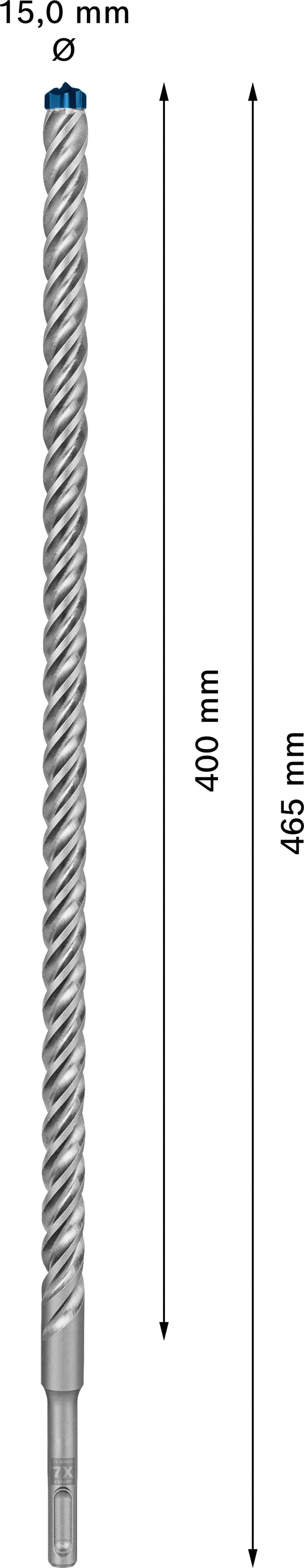Bosch SDSplus hammer drill bit 7X 1PC 15X465