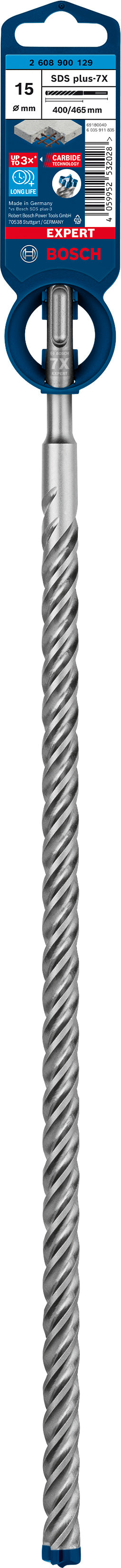 Bosch SDSplus hammer drill bit 7X 1PC 15X465