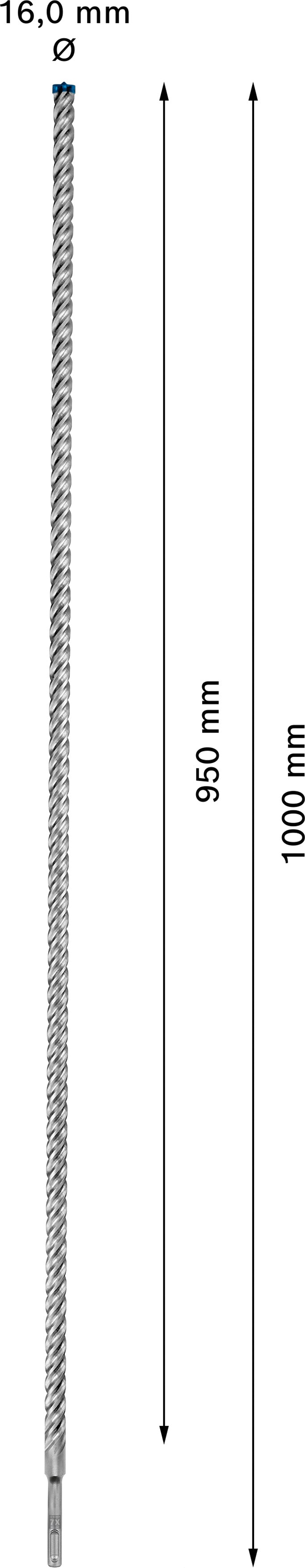 Bosch SDSplus hammer drill bit 7X 1PC 16X1000