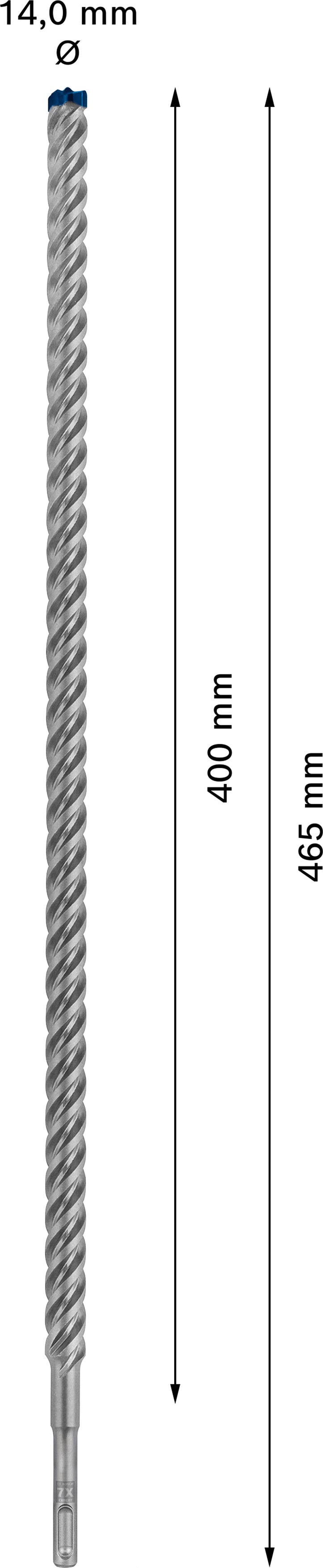 Broca para taladro percutor Bosch SDSplus 7X 1 ud. 18 x 450