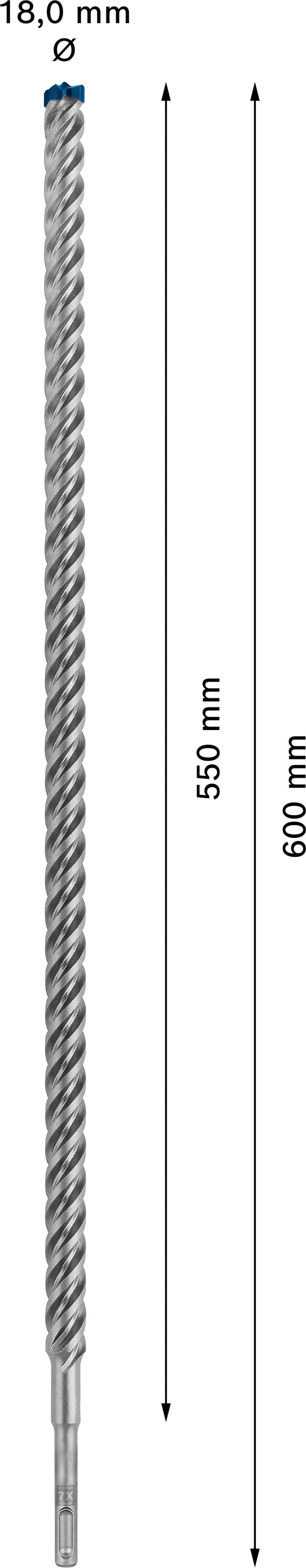 Bosch SDSplus hammer drill bit 7X 1PC 18X600