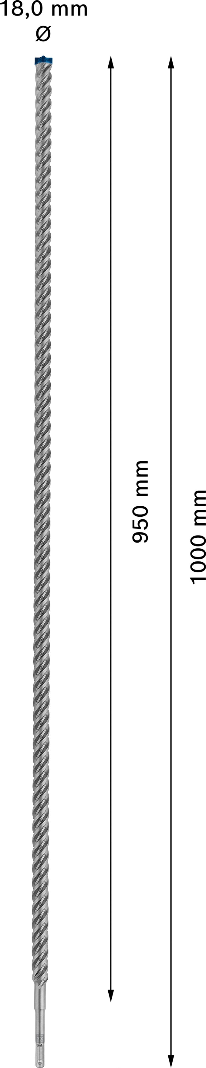 Bosch SDSplus hammer drill bit 7X 1PC 18X1000