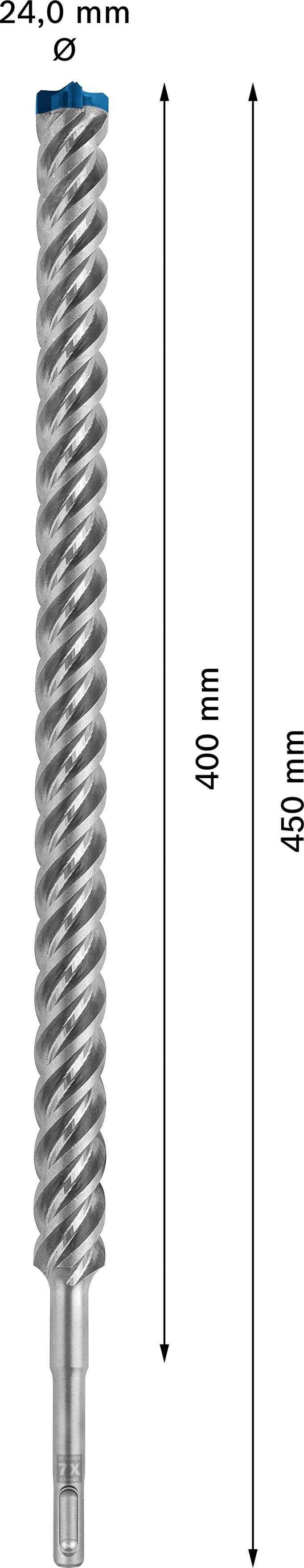 Bosch SDSplus hammer drill bit 7X 1PC 24X450