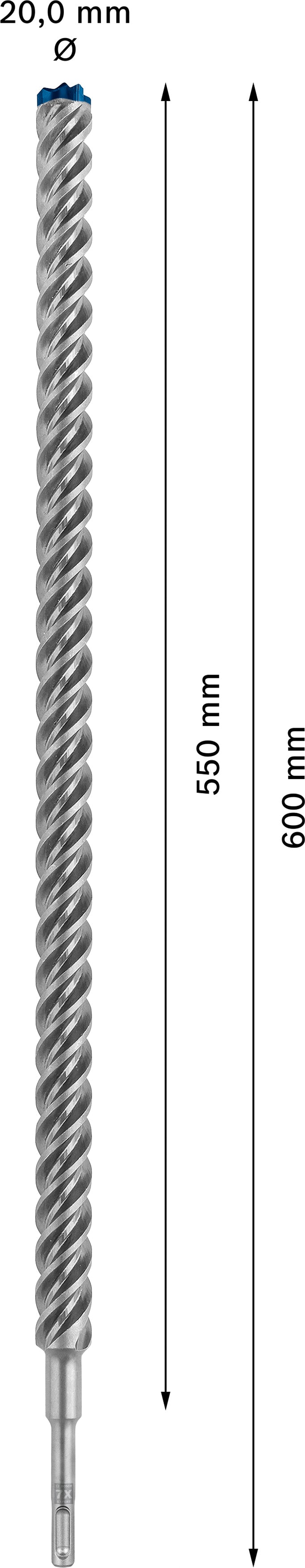 Bosch SDSplus hammer drill bit 7X 1PC 25X600
