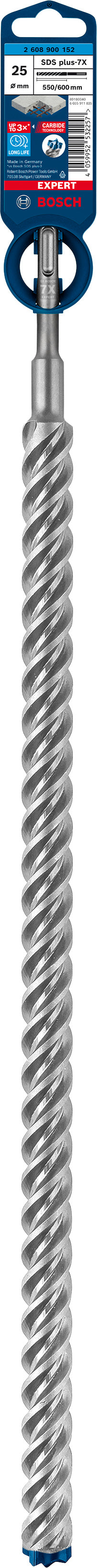 Bosch SDSplus hammer drill bit 7X 1PC 25X600