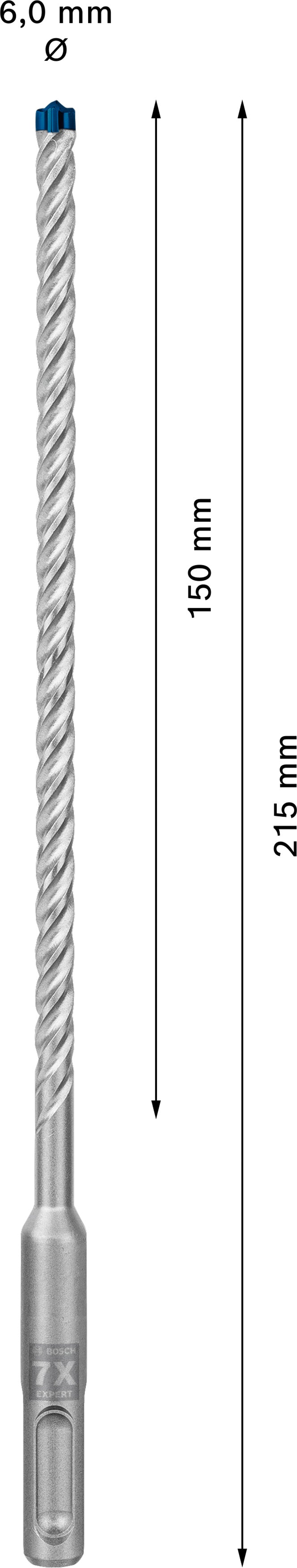Bosch SDSplus hammer drill bit 7X 10PCS 6X215