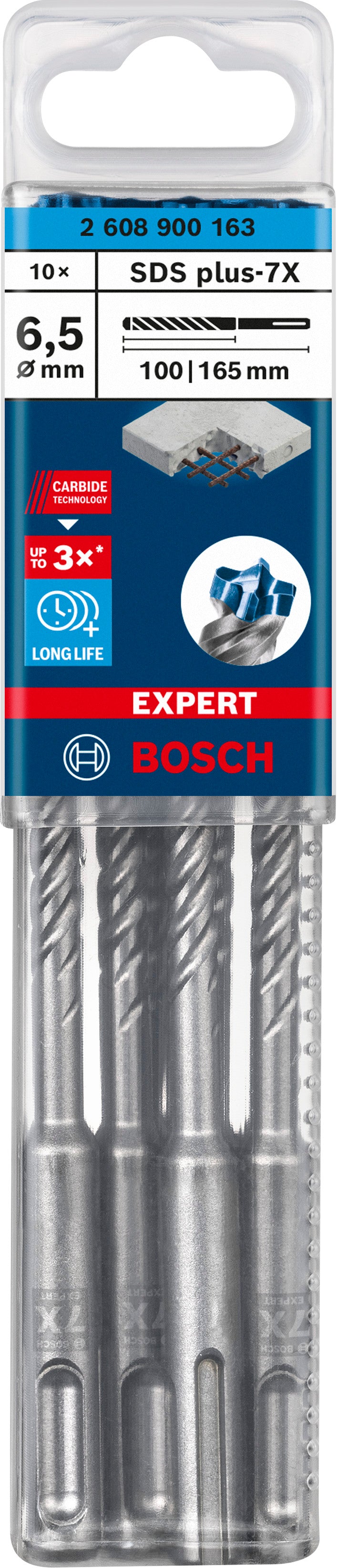 Bosch SDSplus hammer drill bit 7X 10PCS 6.5X16