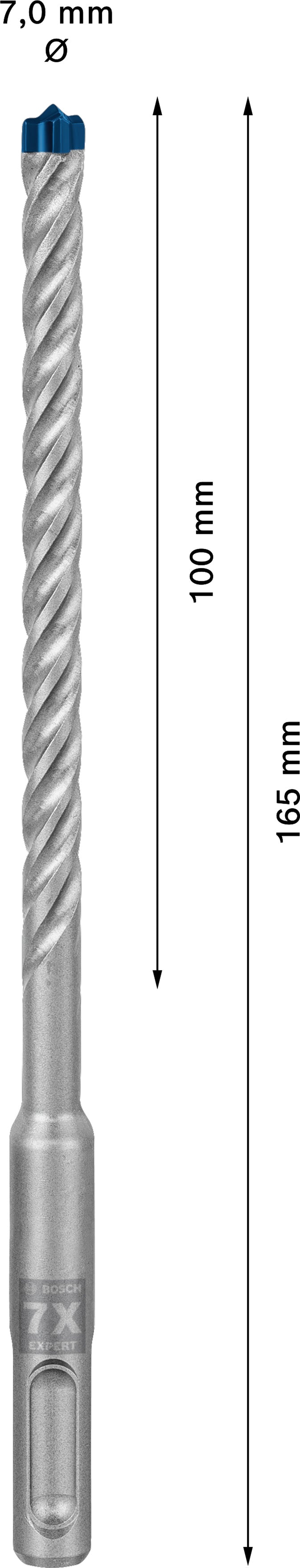 Bosch SDSplus hammer drill bit 7X 10PCS 7X165