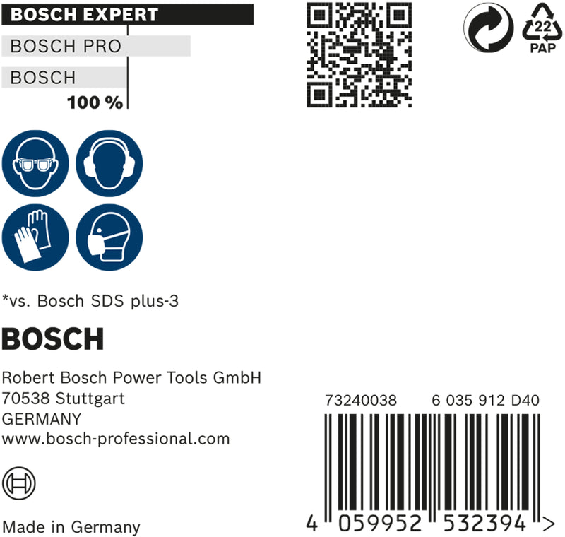 Bosch SDSplus hammer drill bit 7X 10PCS 7X165