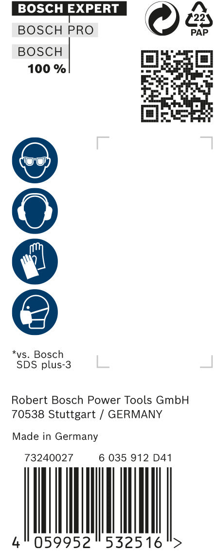 Bosch SDSplus hammer drill bit 7X 30PCS 5X115