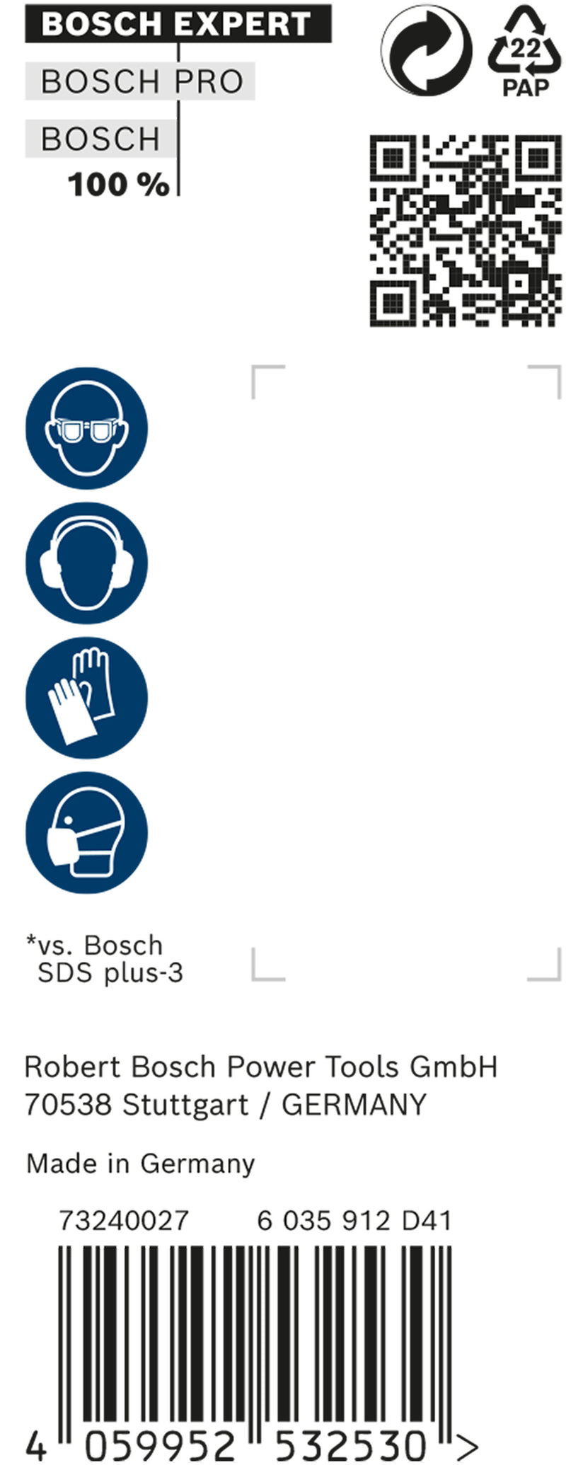 Bosch SDSplus hammer drill bit 7X 30PCS 6X115