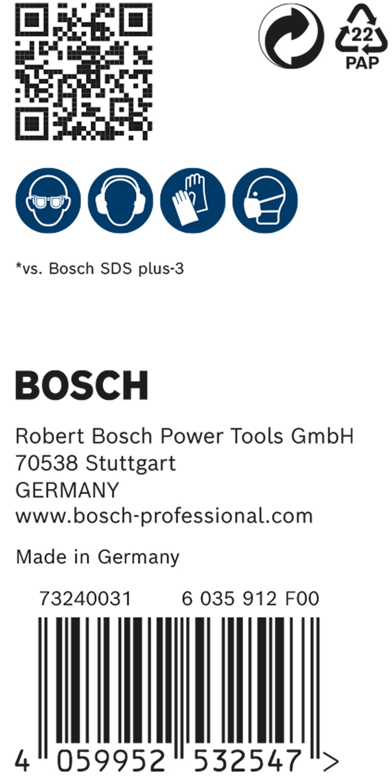 Bosch SDSplus hammer drill bit 7X 30PCS 6X165