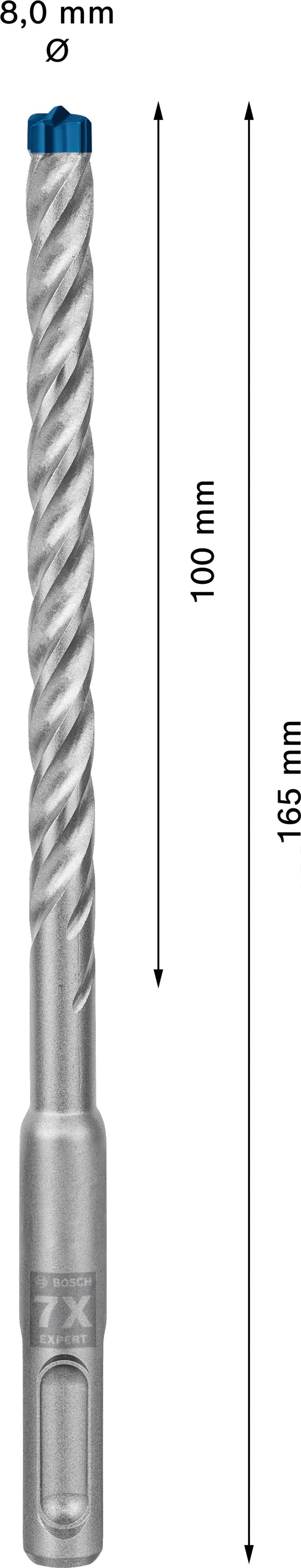 Bosch SDSplus hammer drill bit 7X 30PCS 8X165