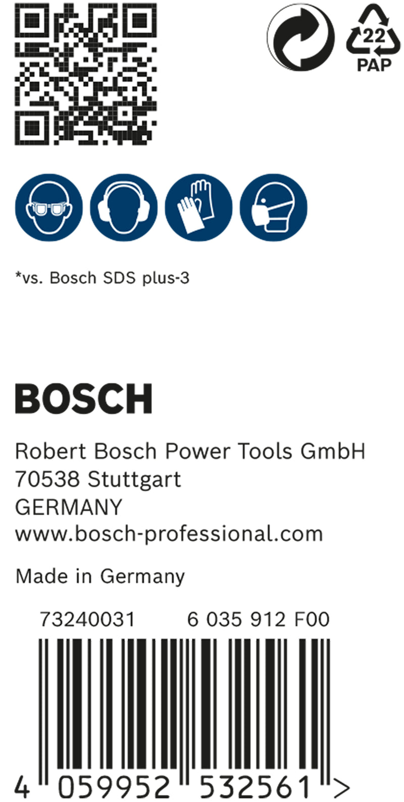 Bosch SDSplus hammer drill bit 7X 30PCS 8X165