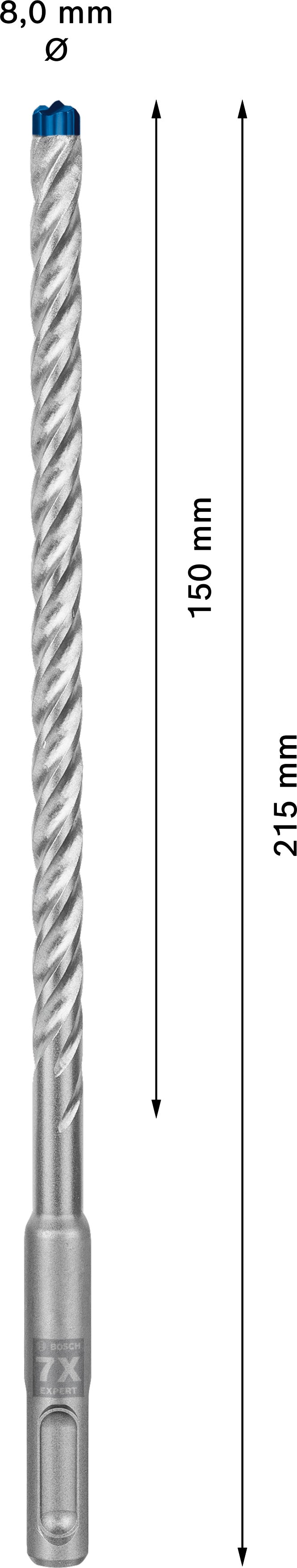 Bosch SDSplus hammer drill bit 7X 30PCS 8X215